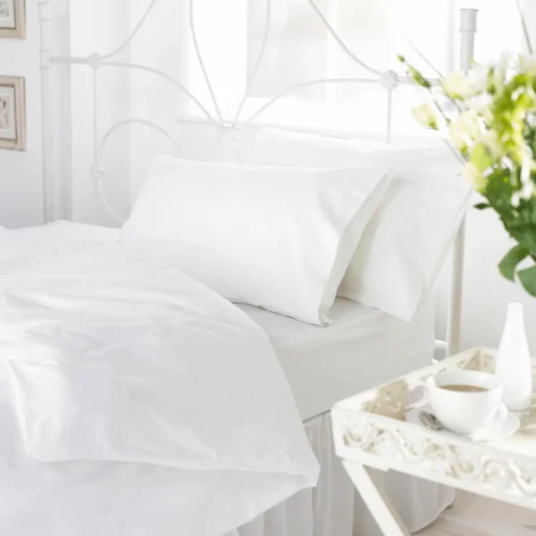 Hotel Pure Luxury Cotton Percale Fitted Sheet