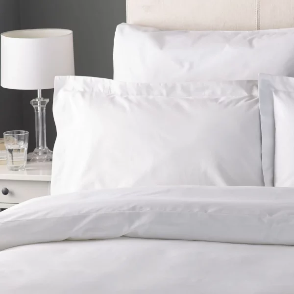 Vision Essentials Cotton Rich Plain Pillowcase