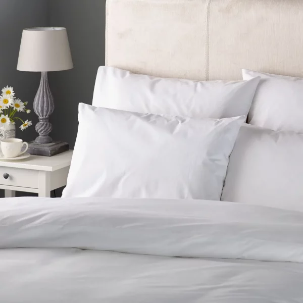 Vision Essentials Polycotton Plain Classic Pillowcase