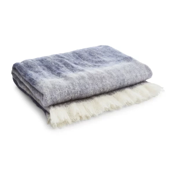 Liddell Mohair Titanic Edition Blue Blanket