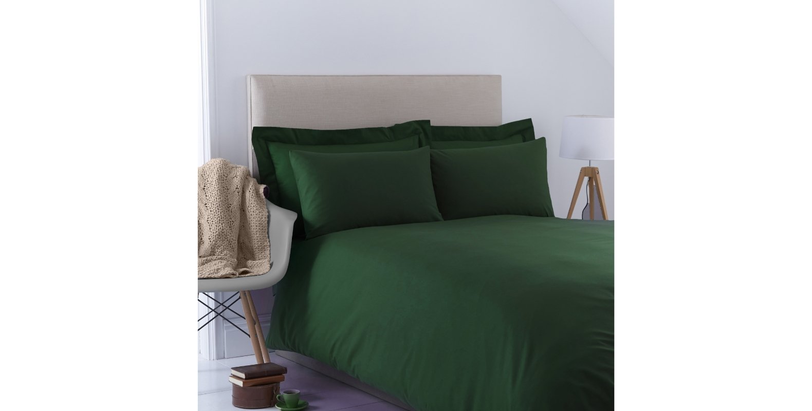 Charlotte Thomas Poetry bottle green bedding set