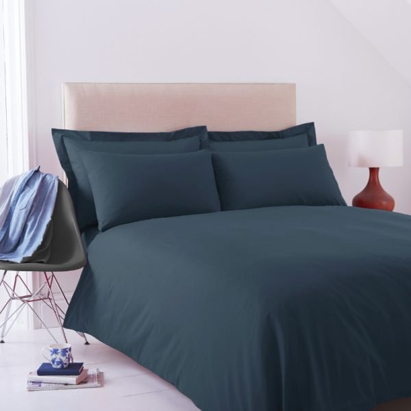 Charlotte Thomas Poetry navy bedding set