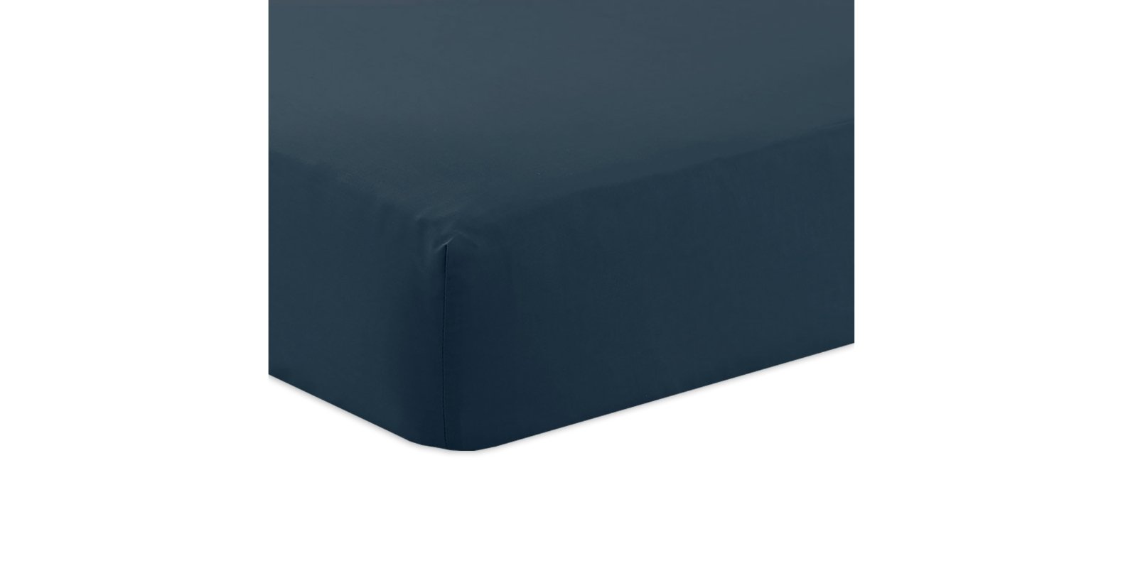 Charlotte Thomas Poetry navy fitted sheet