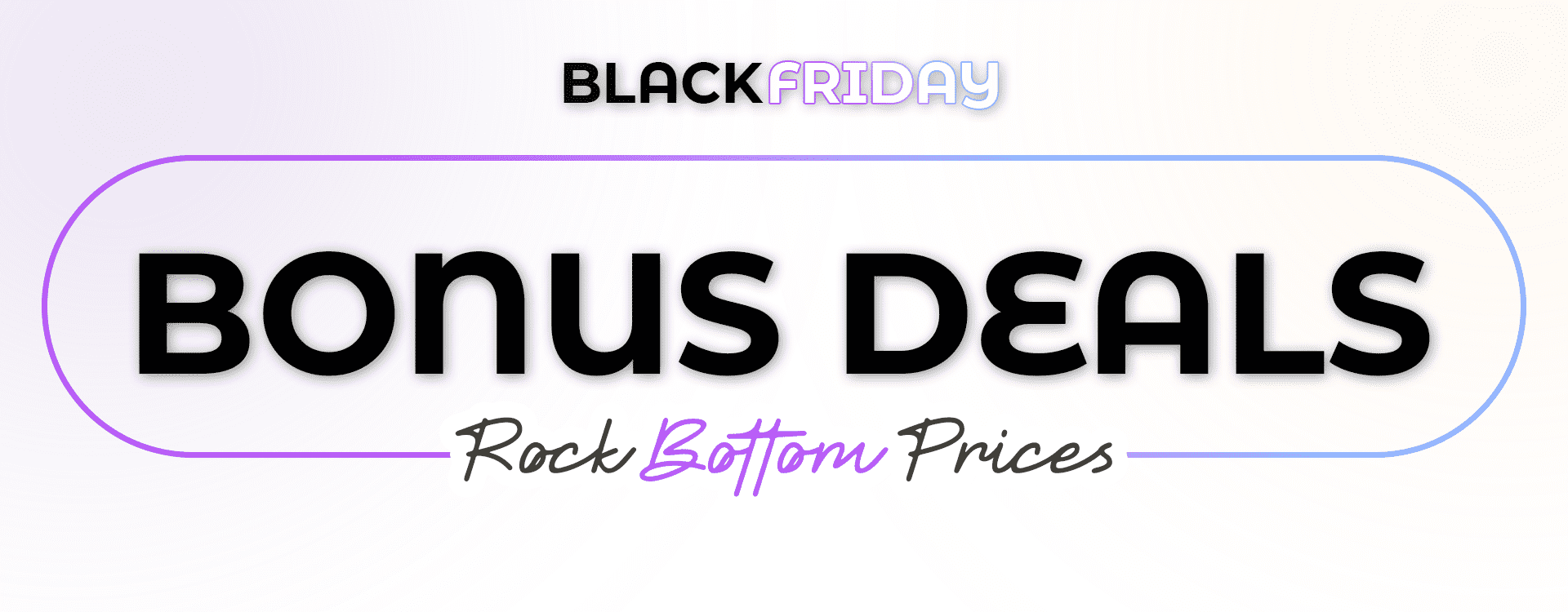 Black Friday Bonus Deals