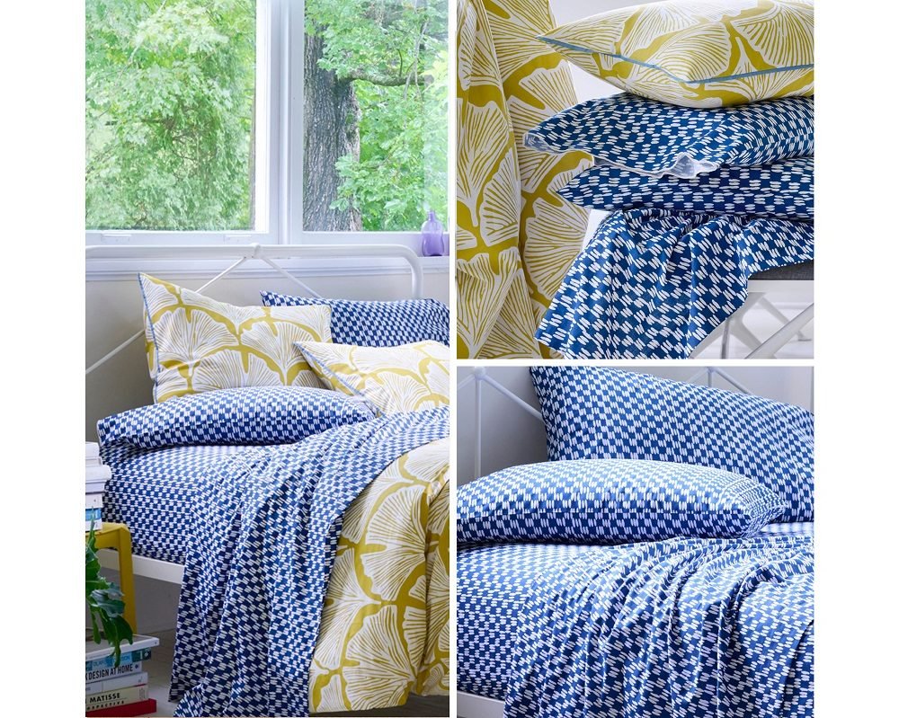 Novogratz-By-Utica-Feather-Palm-Golden-Mustard-Petite-Painted-Blue-Check-Bedding-Set.jpg