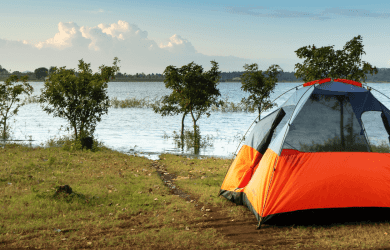 Tent in Field (1)