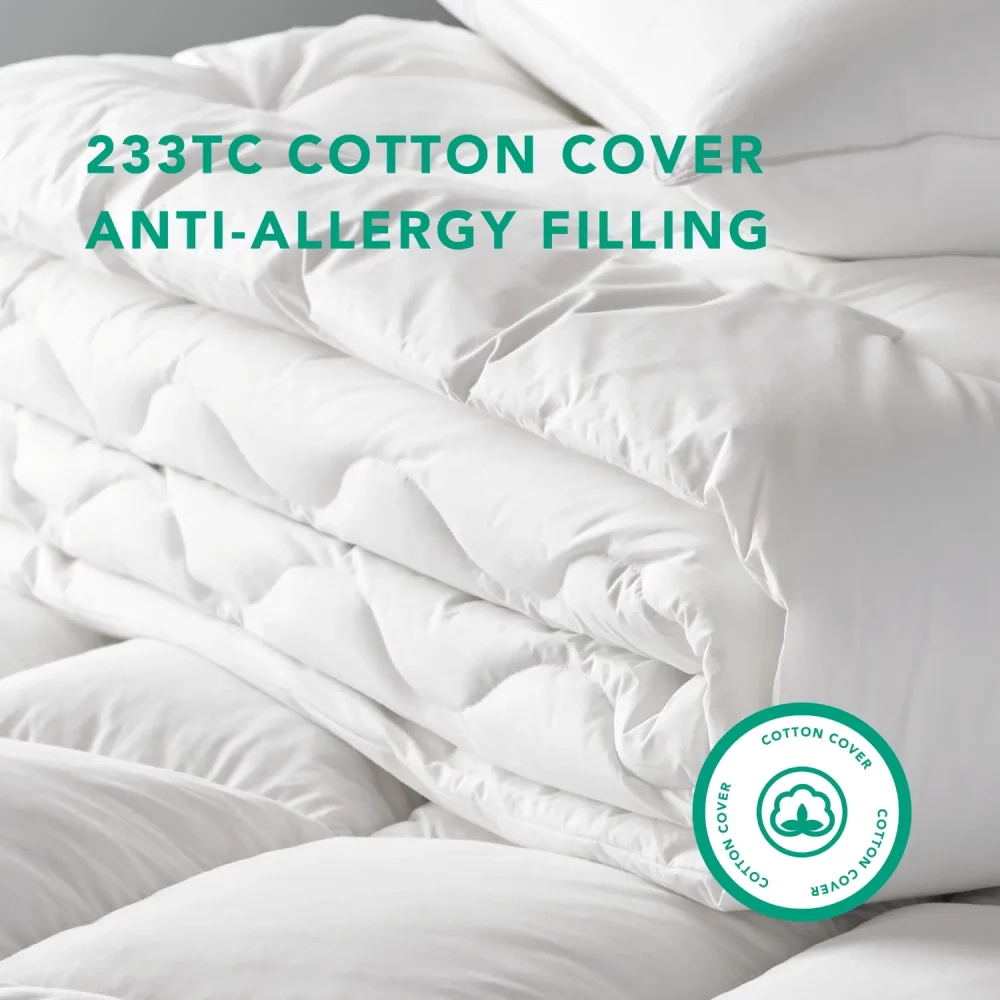 Vision Essentials Anti Allergy 10.5 Tog Duvet Close Up