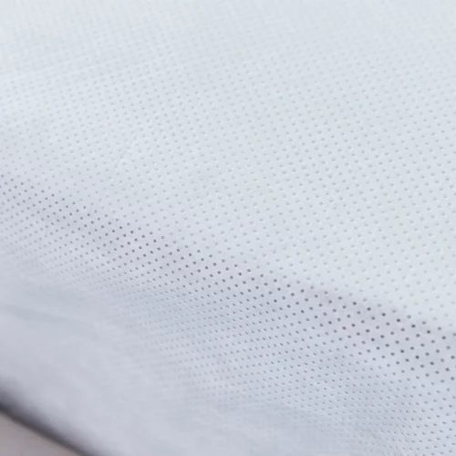 A close-up of a fully enclosed polypropylene anti-allergy mattress protector from the Martex range